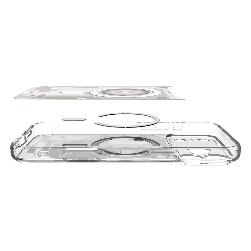 MagSafe Hülle für Apple iPhone 17 Pro, Spigen, Ultra Hybrid Zero One, Weiß