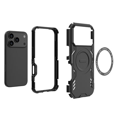 MagSafe Case for Apple iPhone 17 Pro, Techsuit, ArmorMag, Blue