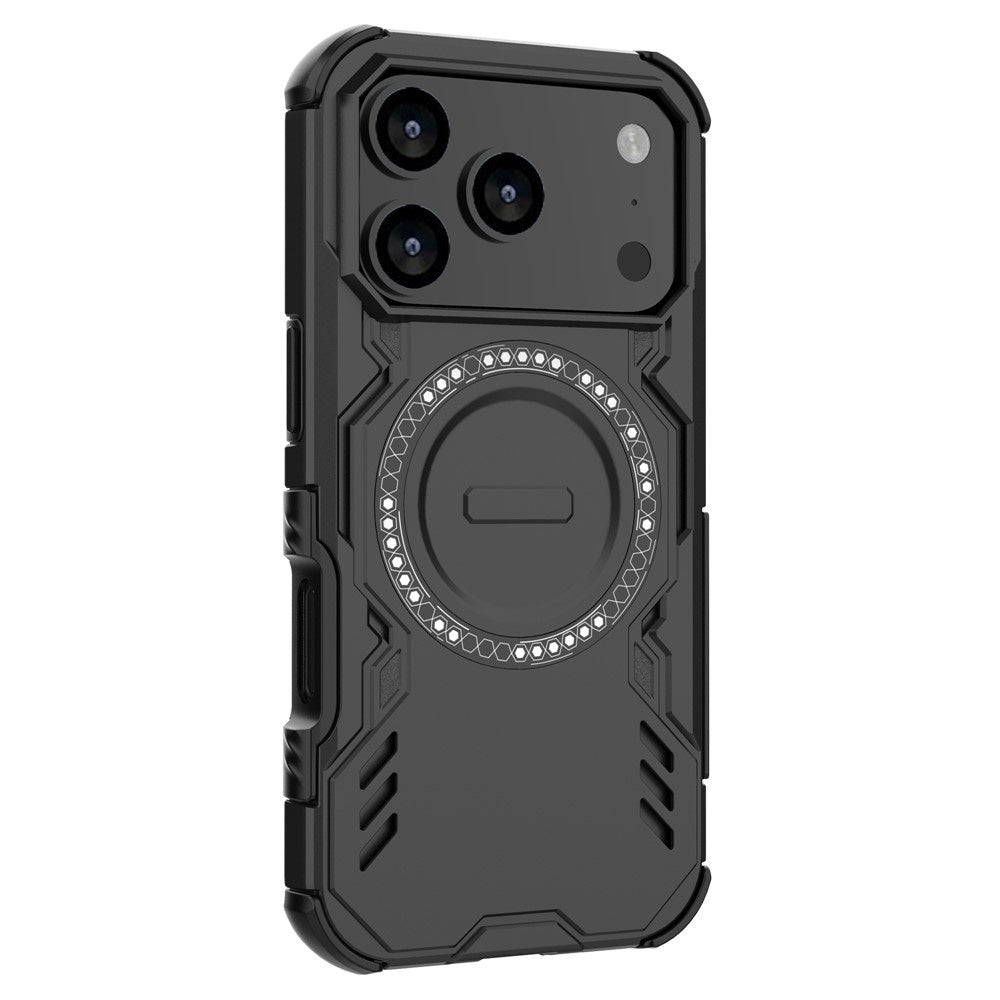 MagSafe Case for Apple iPhone 17 Pro, Techsuit, ArmorMag, Black