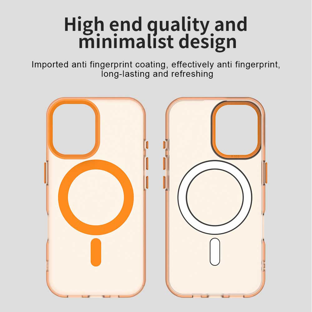 MagSafe-Hülle für Apple iPhone 17 Pro, Techsuit, CandyCase, Orange