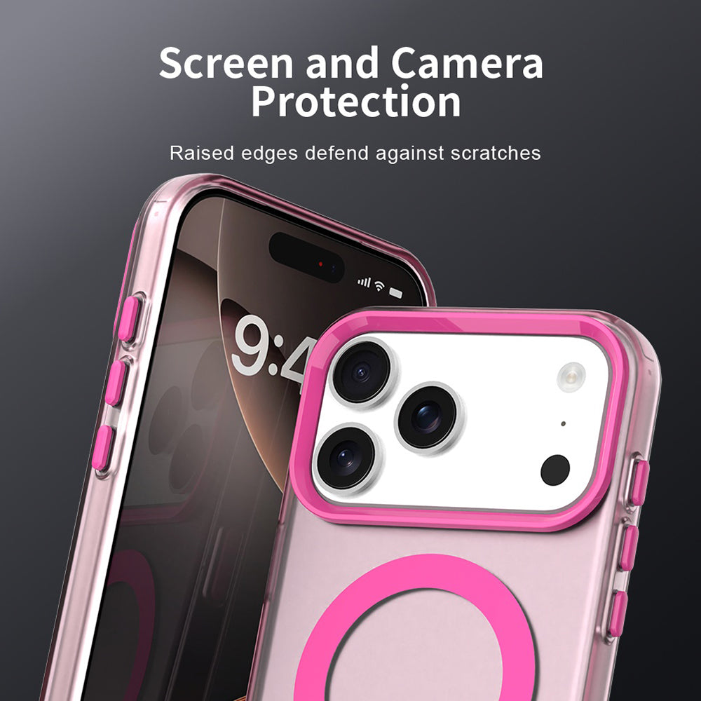 MagSafe Case for Apple iPhone 17 Pro, Techsuit, CandyCase, Pink