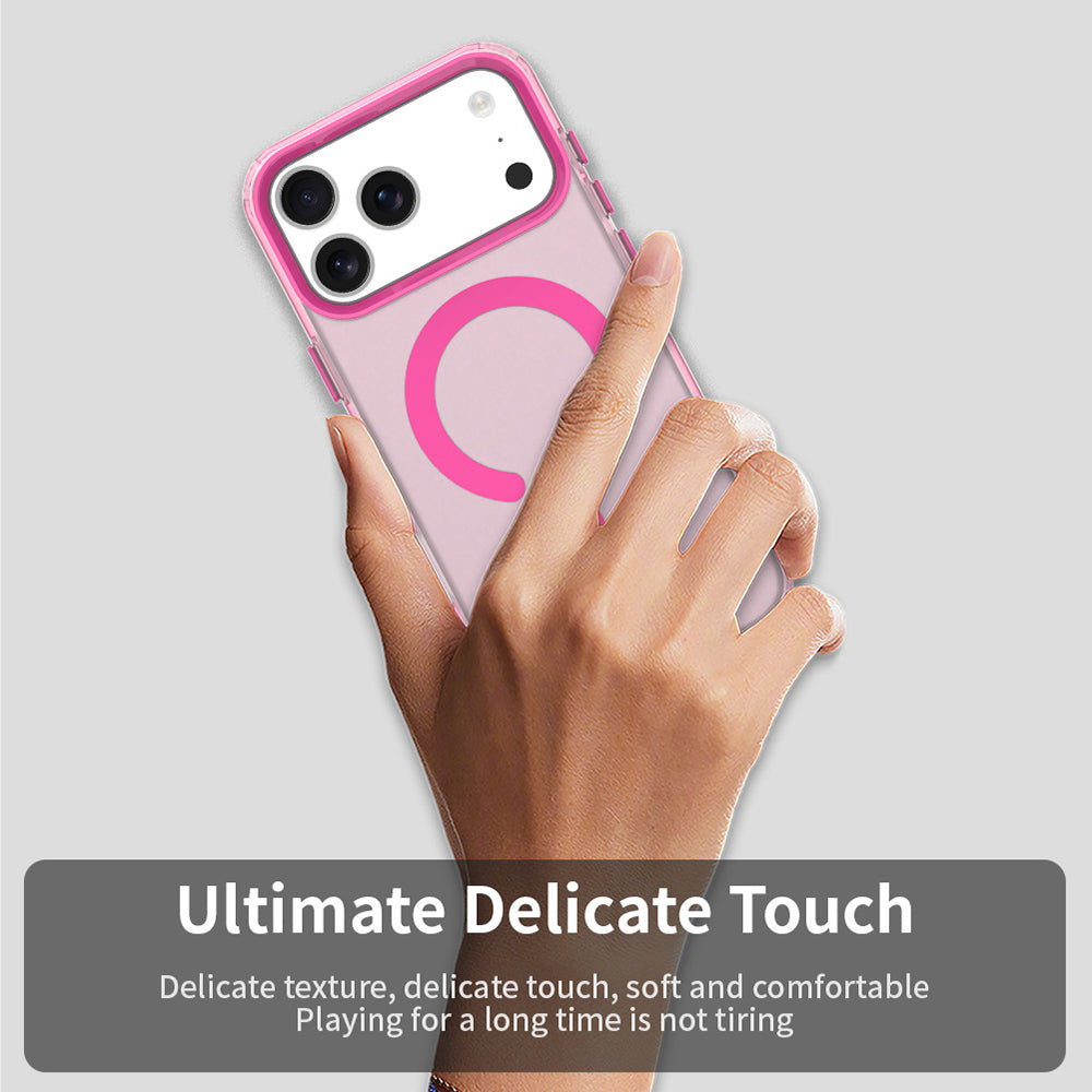 MagSafe Case for Apple iPhone 17 Pro, Techsuit, CandyCase, Pink
