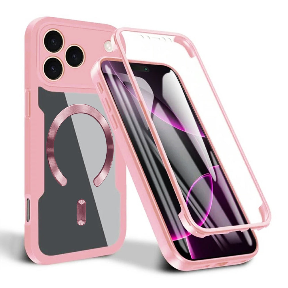 MagSafe Hülle für Apple iPhone 17 Pro, Techsuit, ColorVerse 360, Rosa