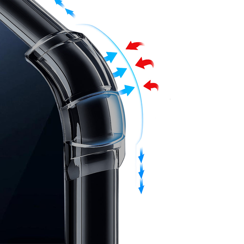 MagSafe Hülle für Apple iPhone 17 Pro, Techsuit, Stoßfest, Schwarz