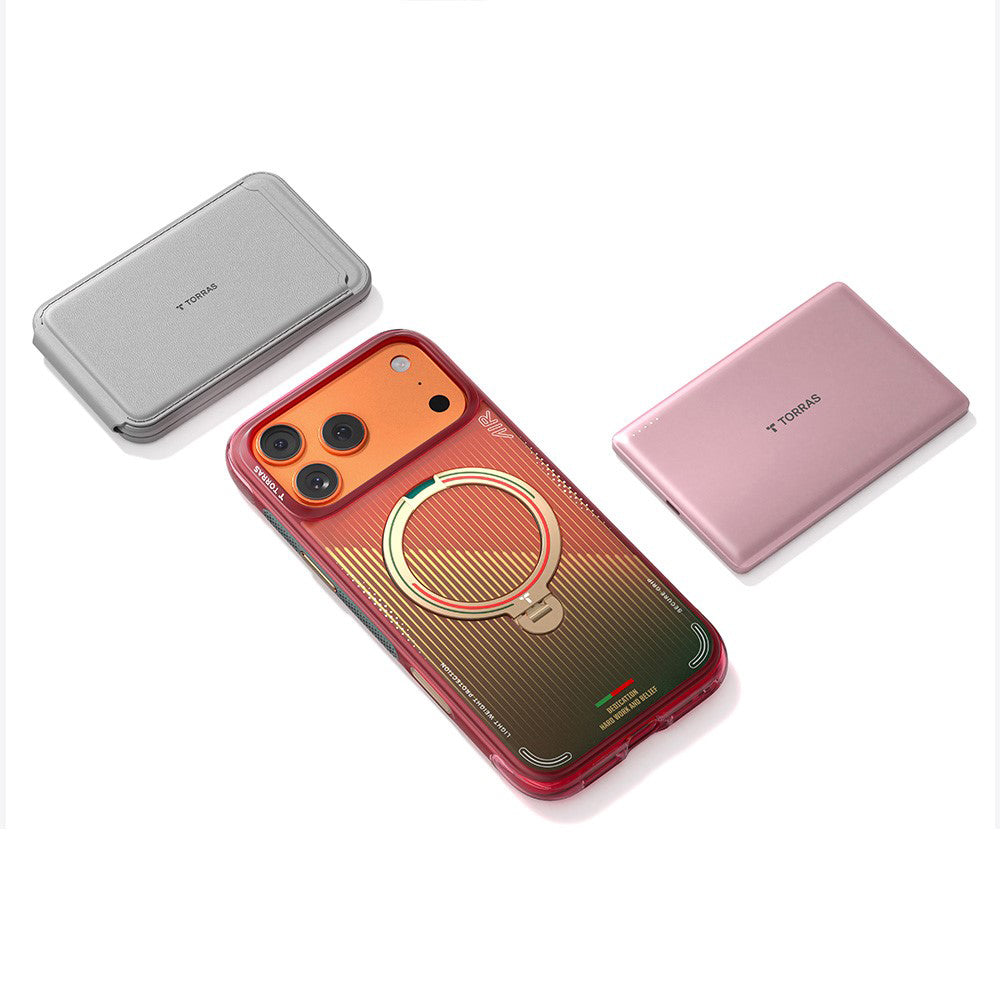 MagSafe-Hülle für Apple iPhone 17 Pro, Torras, Ostand Q3 Air, Glory Slash