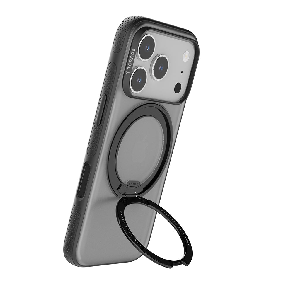 MagSafe Hülle für Apple iPhone 17 Pro, Torras, Ostand R Fitness, Transparent