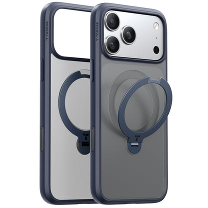 MagSafe Hülle für Apple iPhone 17 Pro, Torras, Ostand Spin, Blau