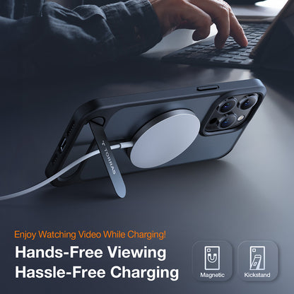 MagSafe Hülle für Apple iPhone 17 Pro, Torras, Pstand, Schwarz