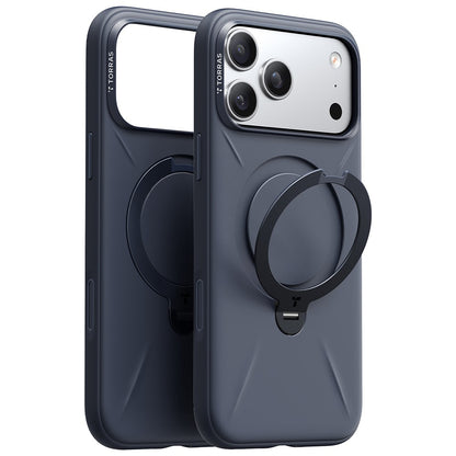 MagSafe Hülle für Apple iPhone 17 Pro, Torras, QPRO Silikon, Blau