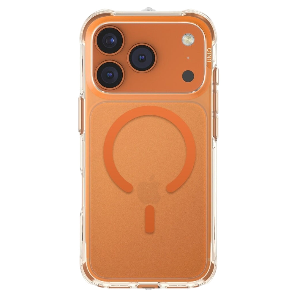 MagSafe Hülle für Apple iPhone 17 Pro, UNIQ, LifePro Xtreme MagClick, Orange