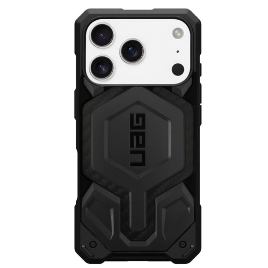 MagSafe Case for Apple iPhone 17 Pro, Urban Armor Gear, Monarch Pro Carbon, Black