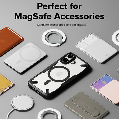 MagSafe Hülle für Apple iPhone 17, Ringke, Fusion X, Schwarz