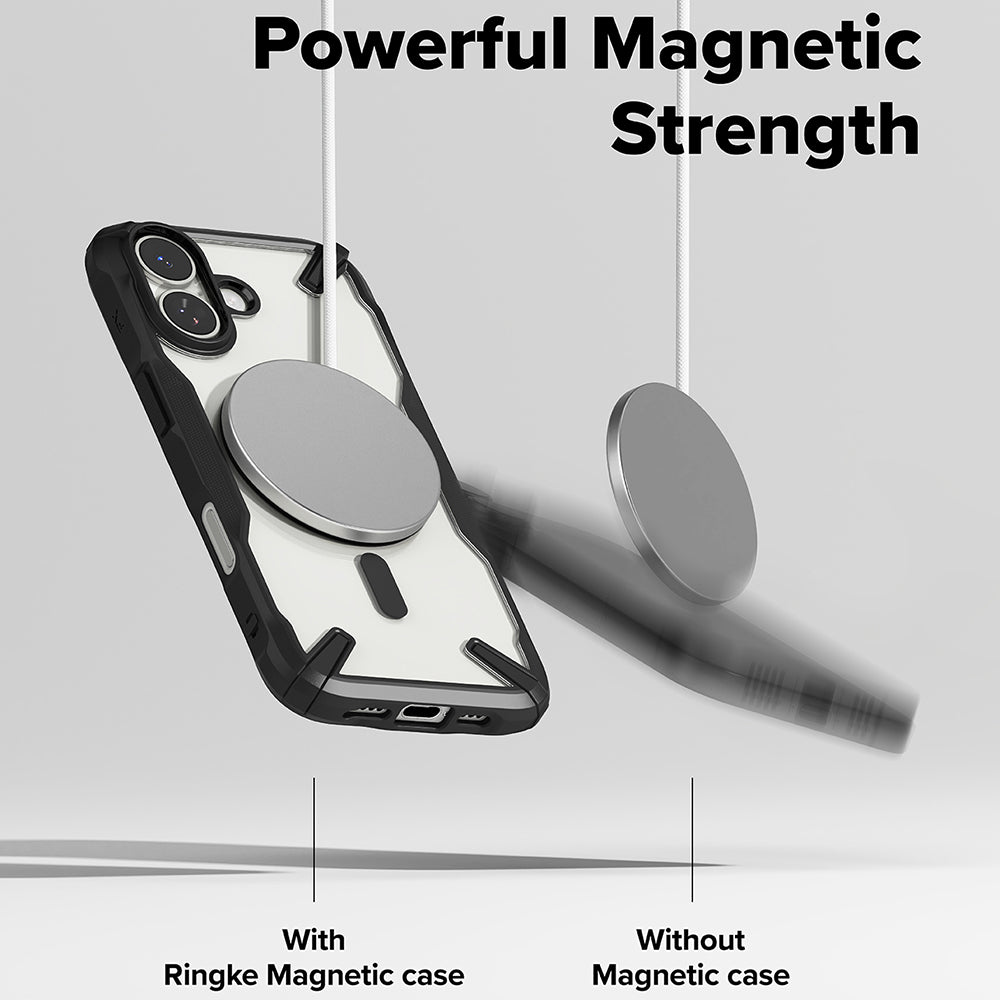 MagSafe Hülle für Apple iPhone 17, Ringke, Fusion X, Schwarz