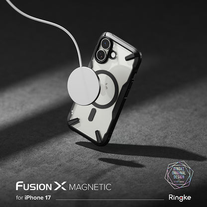 MagSafe Hülle für Apple iPhone 17, Ringke, Fusion X, Schwarz