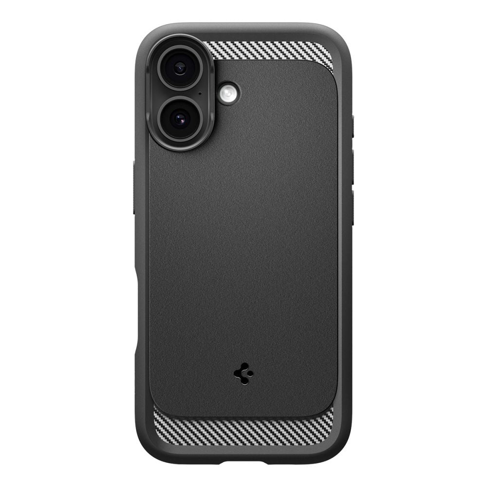 MagSafe Hülle für Apple iPhone 17, Spigen, Rugged Armor, Mattschwarz