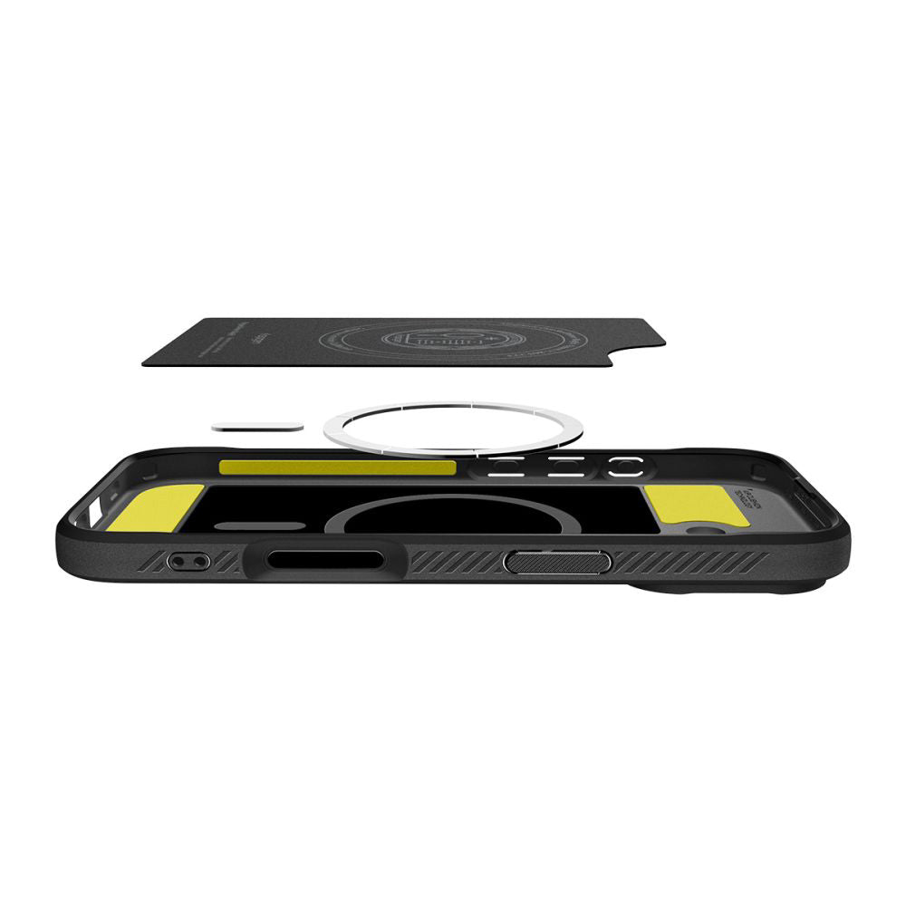 MagSafe Hülle für Apple iPhone 17, Spigen, Rugged Armor, Mattschwarz