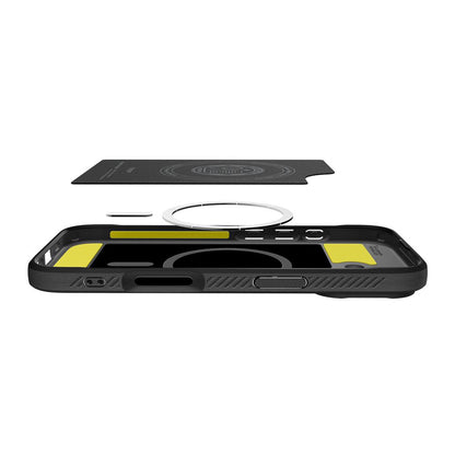 MagSafe Hülle für Apple iPhone 17, Spigen, Rugged Armor, Mattschwarz