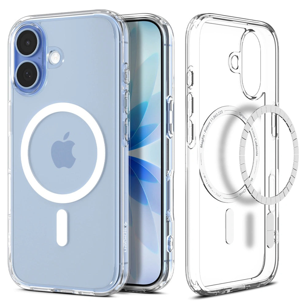 MagSafe Hülle für Apple iPhone 17, Spigen, Ultra Hybrid, Weiß