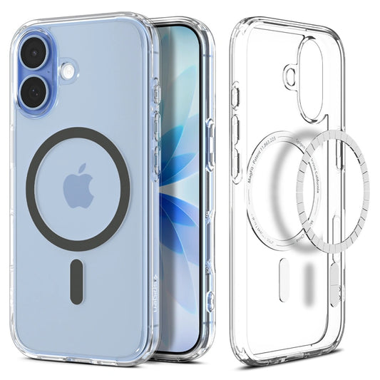 MagSafe Hülle für Apple iPhone 17, Spigen, Ultra Hybrid, Grau
