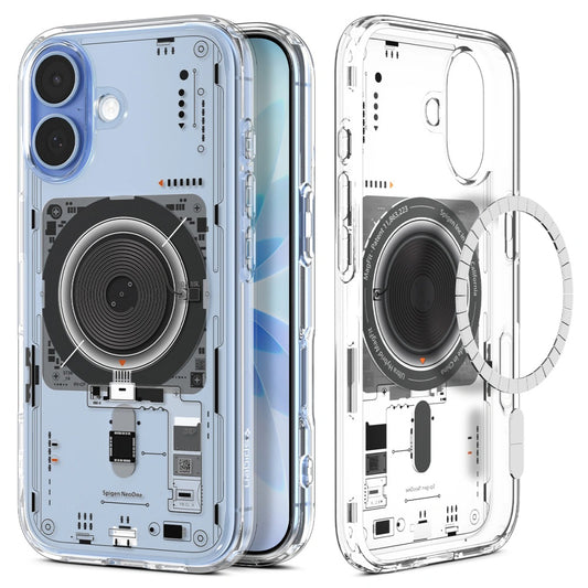 MagSafe Hülle für Apple iPhone 17, Spigen, Ultra Hybrid Neo One, Transparent