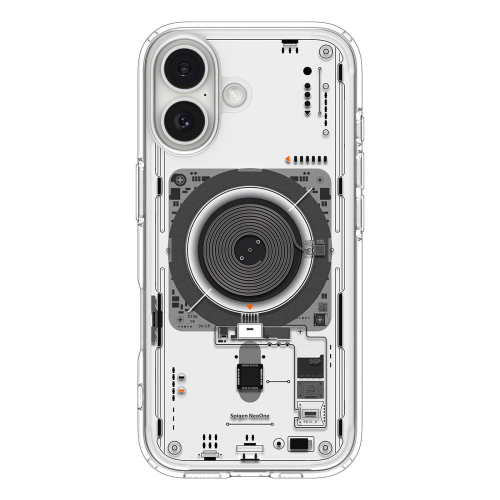 MagSafe Hülle für Apple iPhone 17, Spigen, Ultra Hybrid Neo One, Transparent