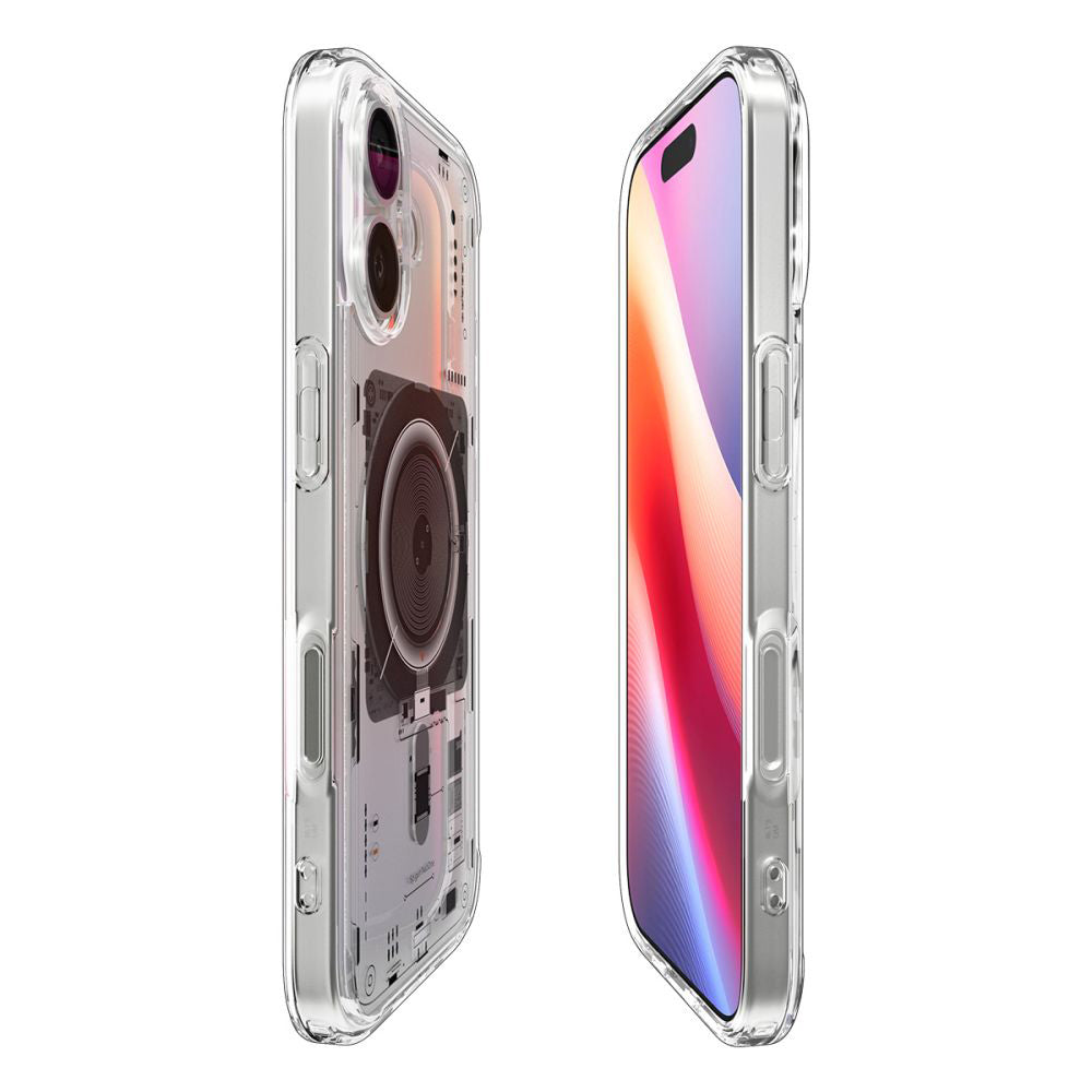 MagSafe Hülle für Apple iPhone 17, Spigen, Ultra Hybrid Neo One, Transparent
