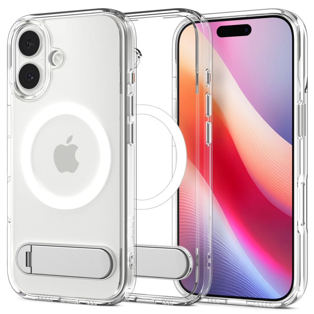 MagSafe Hülle für Apple iPhone 17, Spigen, Ultra Hybrid S, Transparent