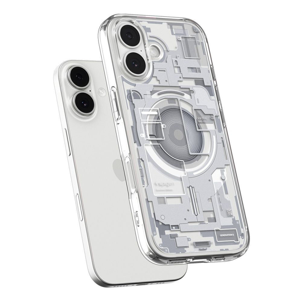 MagSafe Hülle für Apple iPhone 17, Spigen, Ultra Hybrid Zero One, Weiß