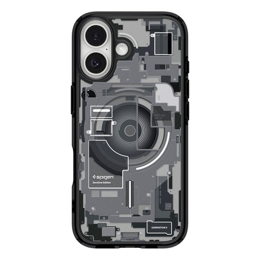 MagSafe Hülle für Apple iPhone 17, Spigen, Ultra Hybrid Zero One, Schwarz