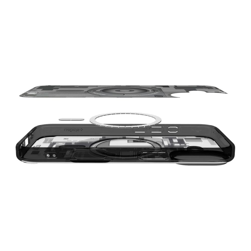 MagSafe Hülle für Apple iPhone 17, Spigen, Ultra Hybrid Zero One, Schwarz