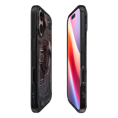 MagSafe Hülle für Apple iPhone 17, Spigen, Ultra Hybrid Zero One, Schwarz