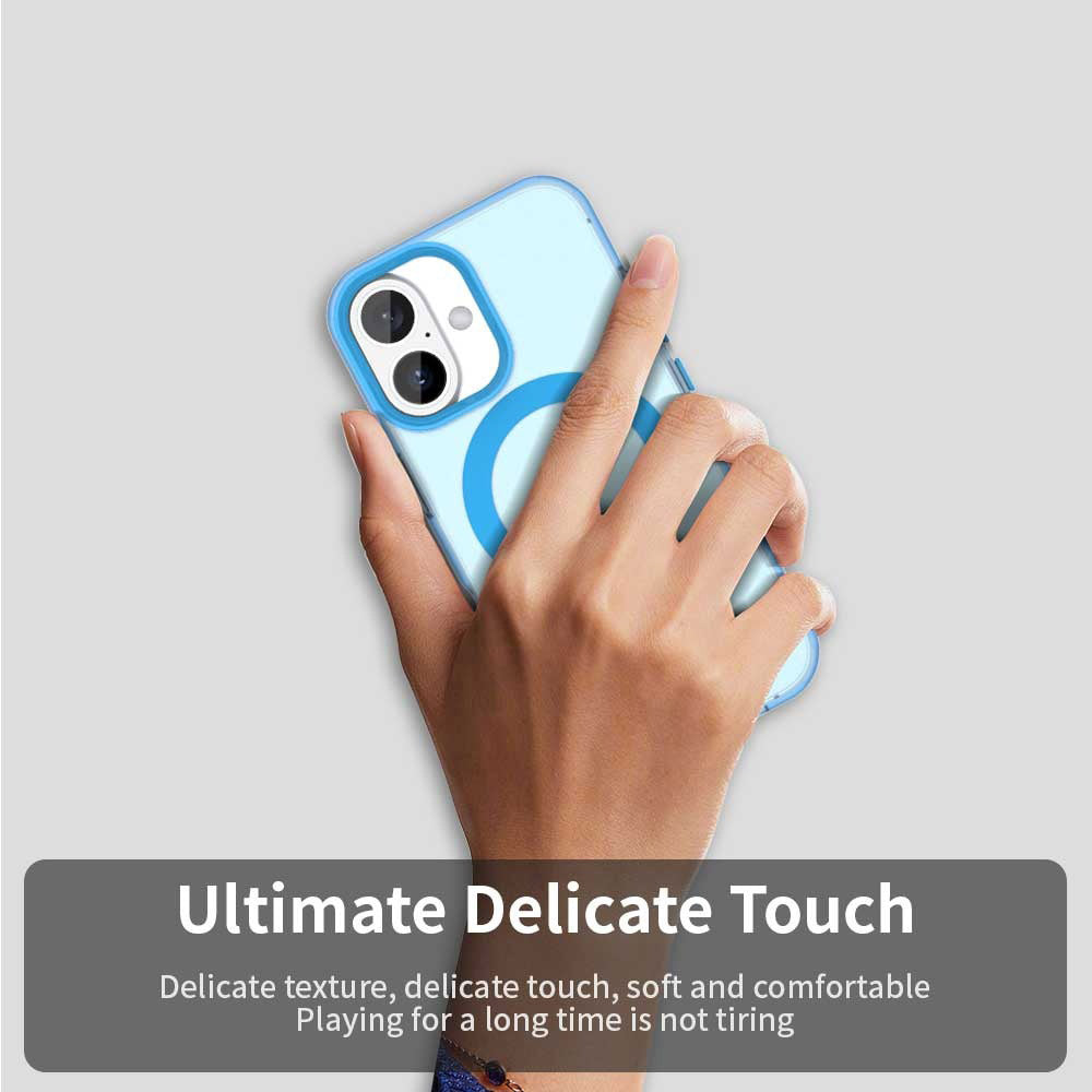 MagSafe Case for Apple iPhone 17, Techsuit, CandyCase, Blue