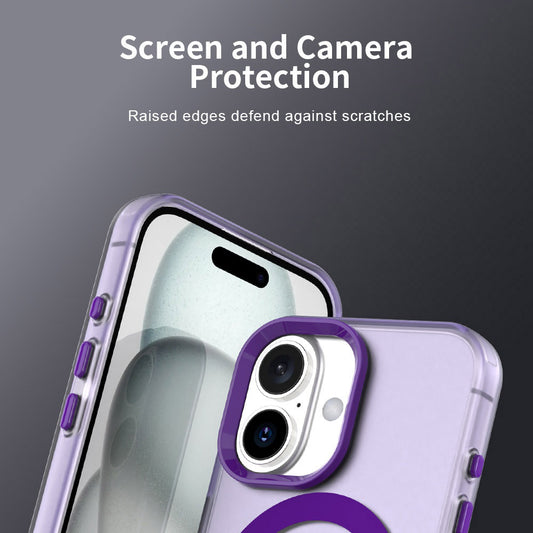 MagSafe Case for Apple iPhone 17, Techsuit, CandyCase, Purple