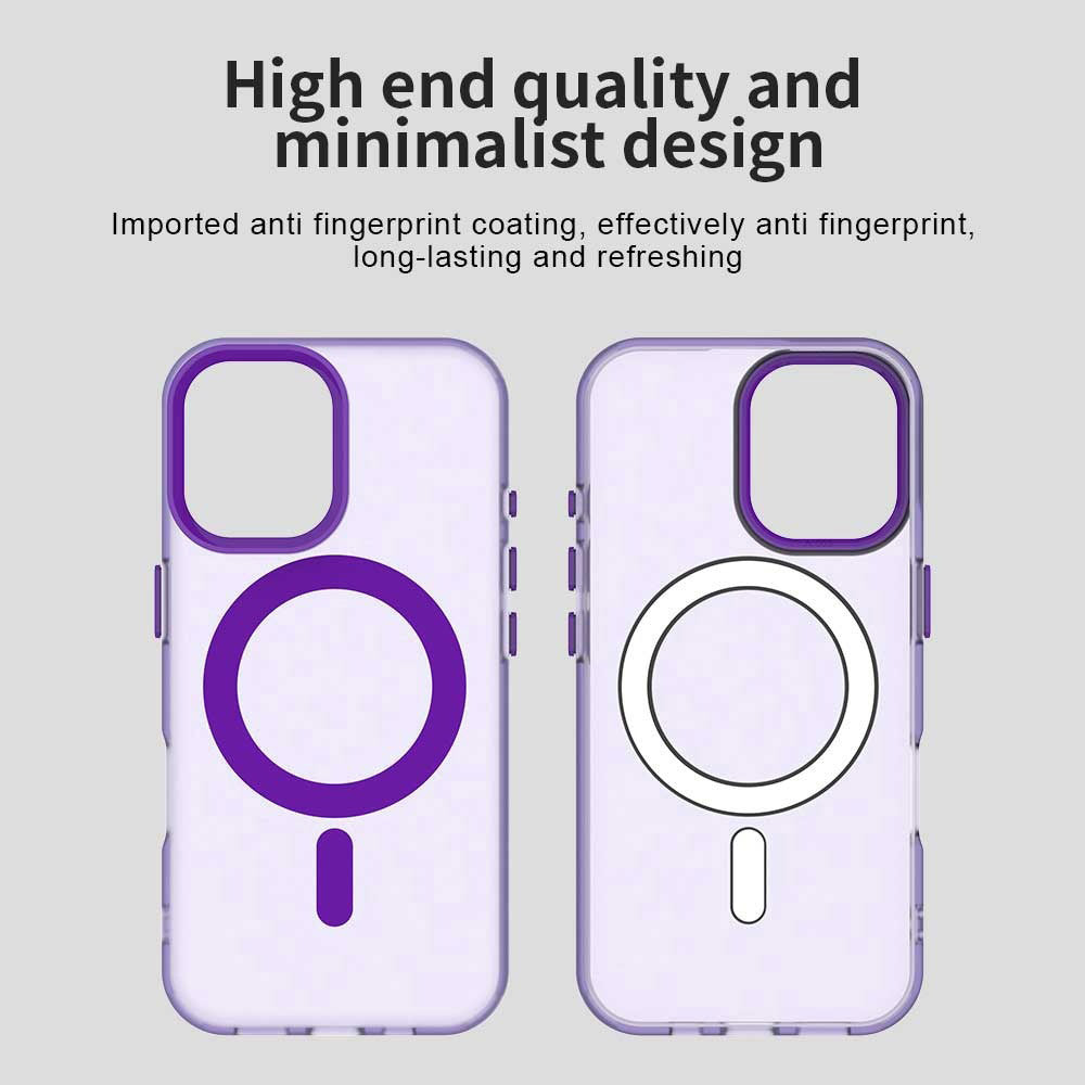 MagSafe Case for Apple iPhone 17, Techsuit, CandyCase, Purple