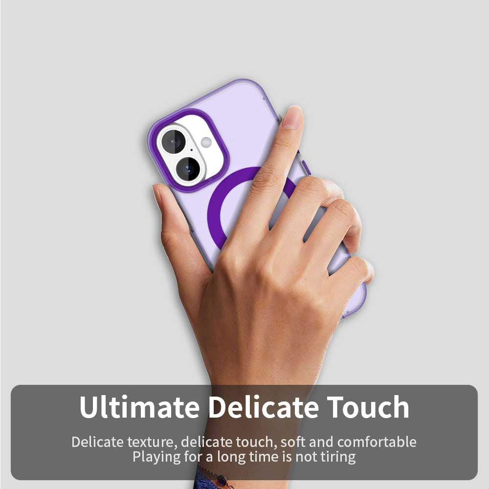 MagSafe Case for Apple iPhone 17, Techsuit, CandyCase, Purple