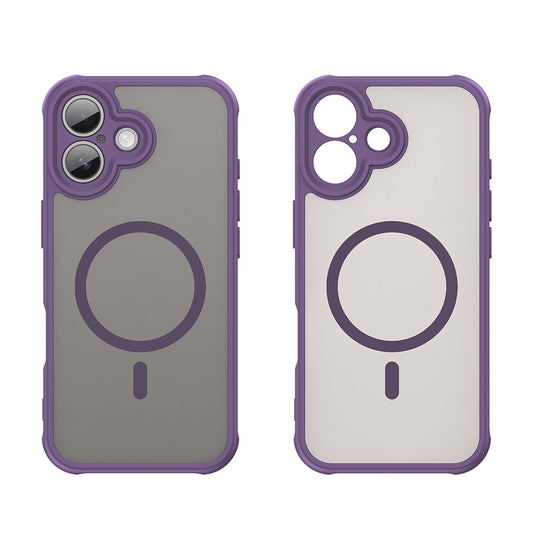 MagSafe Case for Apple iPhone 17, Techsuit, HaloFrost II, Purple