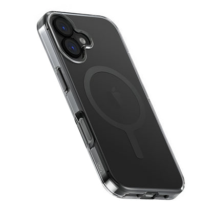MagSafe-Hülle für Apple iPhone 17, UNIQ, Clario MagClick, Rauchgrau