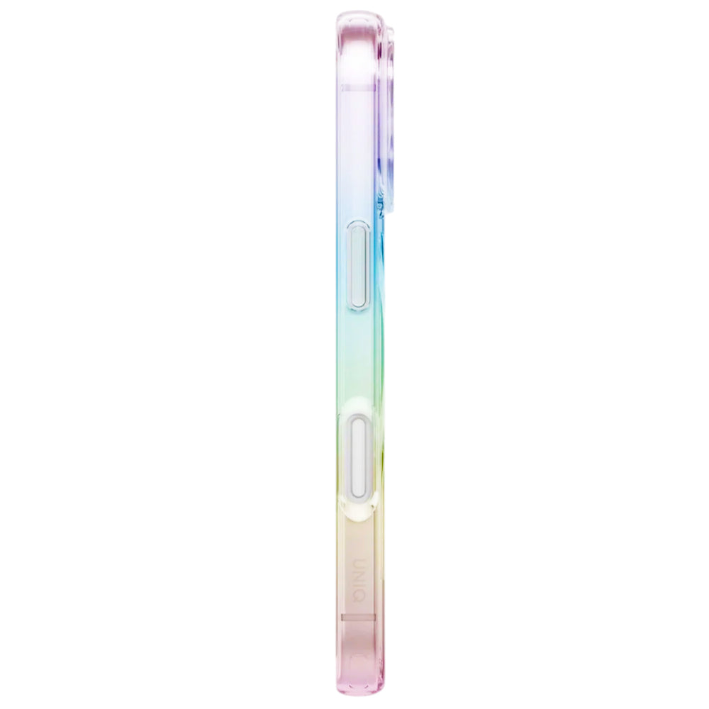 MagSafe Hülle für Apple iPhone 17, UNIQ, Iridescia MagClick, Mehrfarbig