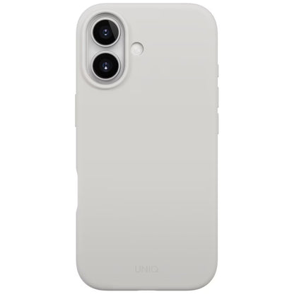 MagSafe Hülle für Apple iPhone 17, UNIQ, Lino MagClick, Grau