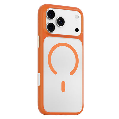 MagSafe-Hülle für Apple iPhone 18 Pro / 17 Pro, Blueo, hautfreundlich und stoßfest, satiniertes Orange