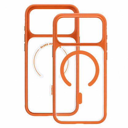 MagSafe-Hülle für Apple iPhone 18 Pro / 17 Pro, Blueo, hautfreundlich und stoßfest, satiniertes Orange