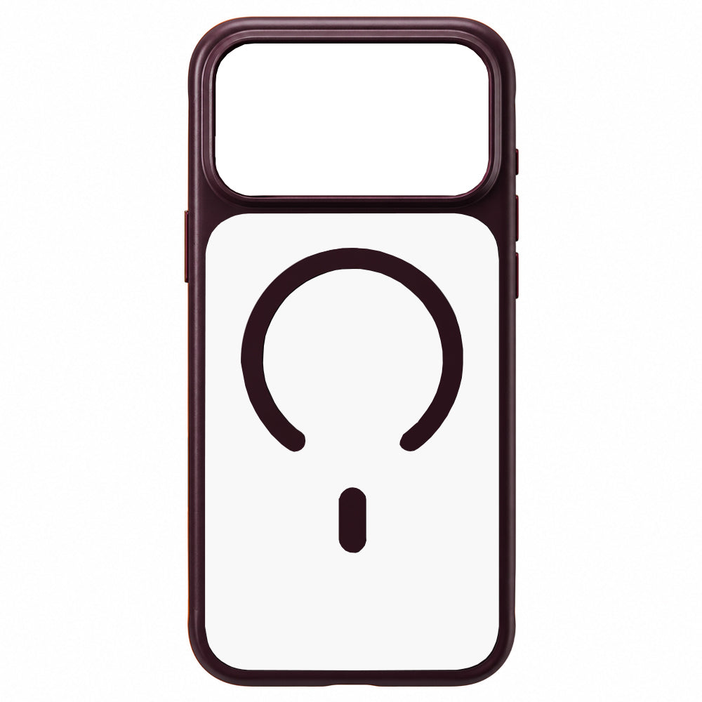 MagSafe Case for Apple iPhone 18 Pro / 17 Pro, Blueo, Skin-Friendly Anti-Drop, Satin Burgundy
