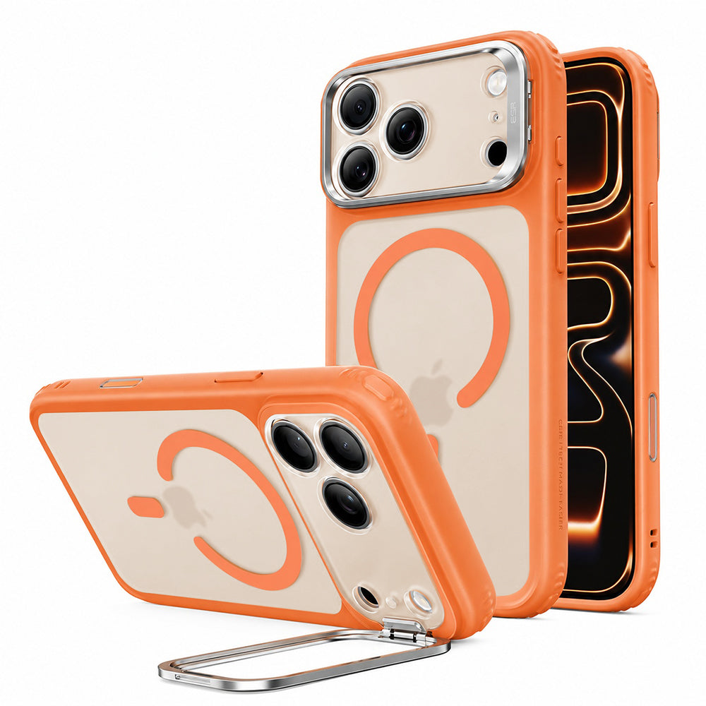 MagSafe-Hülle für Apple iPhone 18 Pro / 17 Pro, ESR, Classic Hybrid Kickstand, Satin Orange