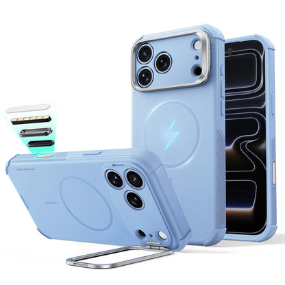 MagSafe Case for Apple iPhone 18 Pro / 17 Pro, ESR, Cyber Armor Kickstand, Blue