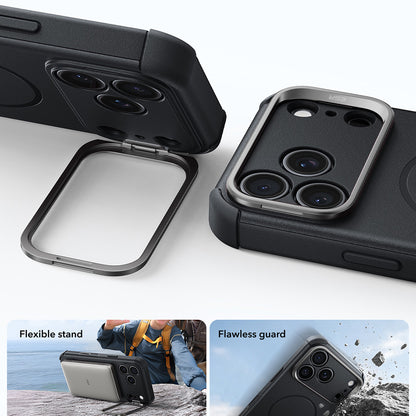 MagSafe-Hülle für Apple iPhone 18 Pro / 17 Pro, ESR, Cyber Armor Kickstand, Schwarz