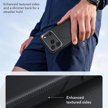 MagSafe-Hülle für Apple iPhone 18 Pro / 17 Pro, ESR, Cyber Armor Kickstand, Schwarz