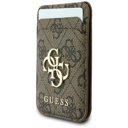 MagSafe-Hülle für Apple iPhone 18 Pro / 17 Pro, Guess, 4G Cardslot, Braun