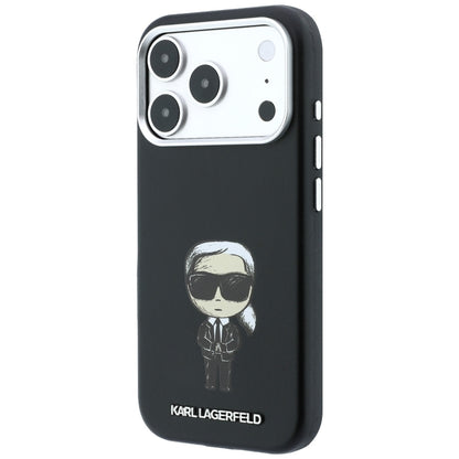 MagSafe-Hülle für Apple iPhone 18 Pro / 17 Pro, Karl Lagerfeld, Ikonik Sketch, Schwarz