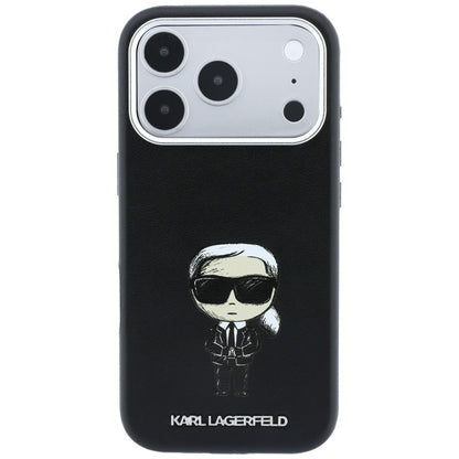 MagSafe-Hülle für Apple iPhone 18 Pro / 17 Pro, Karl Lagerfeld, Ikonik Sketch, Schwarz