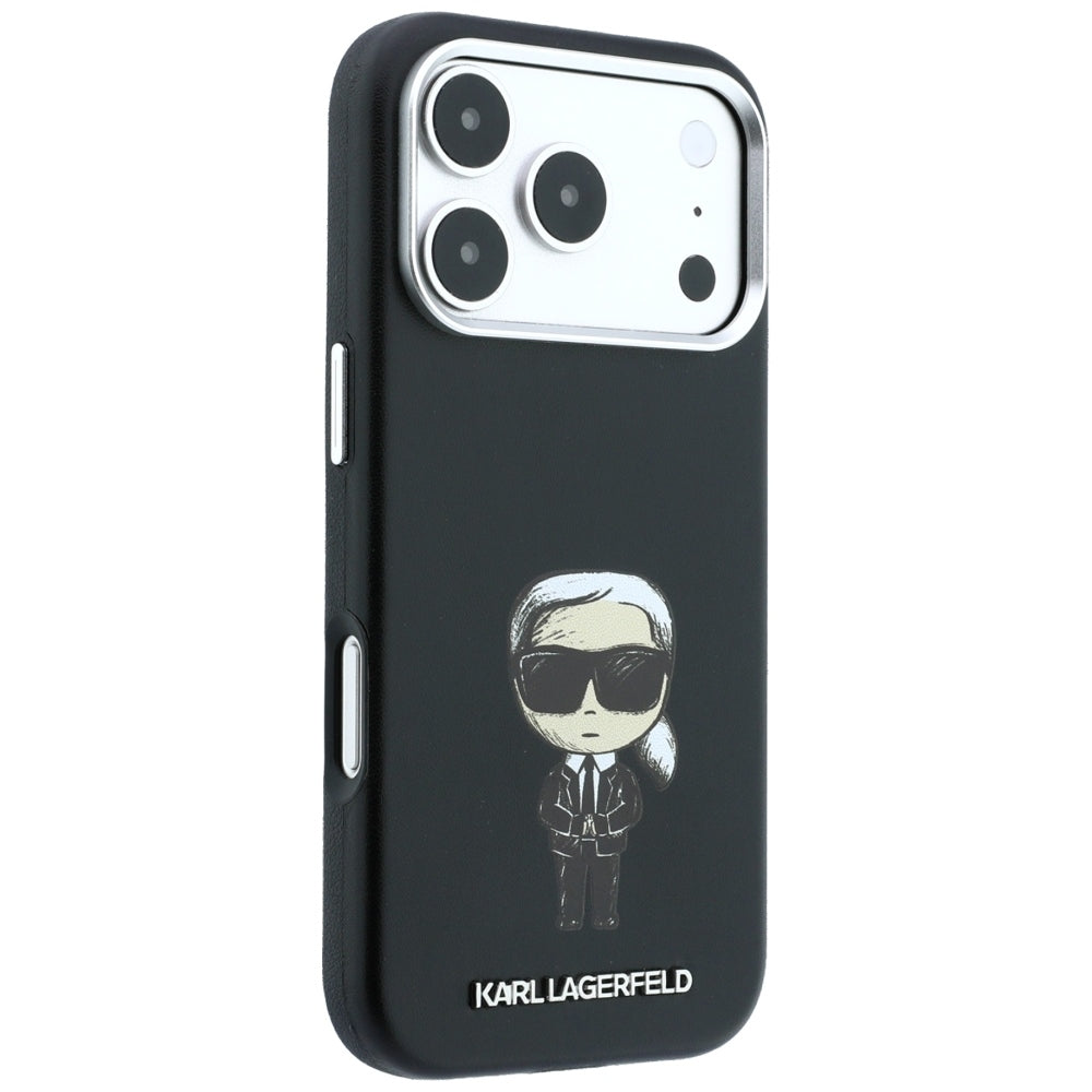 MagSafe-Hülle für Apple iPhone 18 Pro / 17 Pro, Karl Lagerfeld, Ikonik Sketch, Schwarz